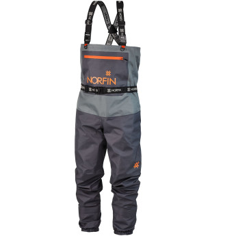 Полукомбинезон забродный NORFIN PILOT STOCKINGFOOT GRAY р.LL
